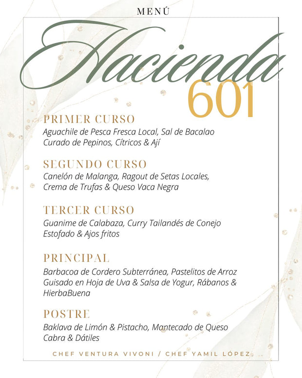 TASTING - HACIENDA 601