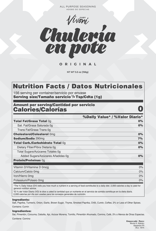 Chulería en Pote Keto - Original