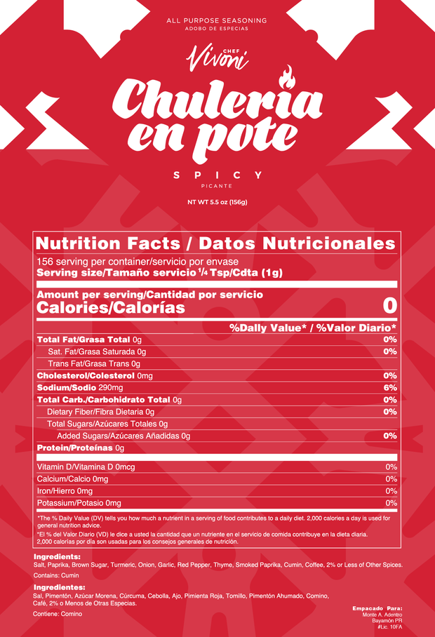 Chulería en Pote Keto - Spicy